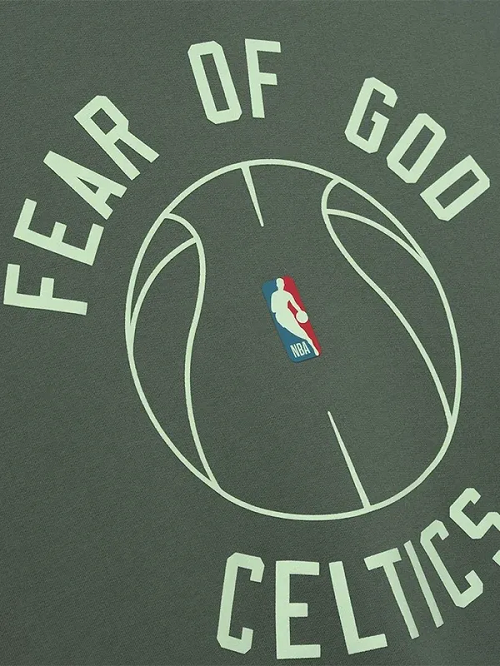 Boston Celtics Fear of God x Barkley L. Hendricks 90’s Hoodie - Image 3