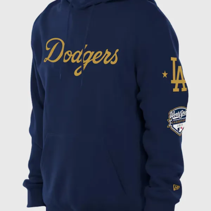 Dodgers New Era 2026 Gold Collections Logo Hoodie