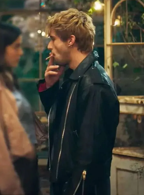 Eve Ryan Boulevard Film Mikel Niso Leather Jacket - Image 5