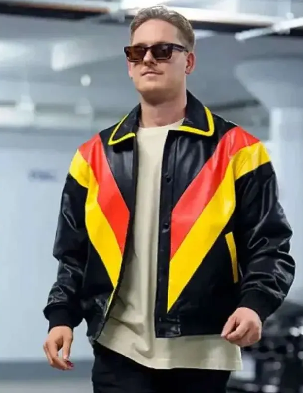 Vancouver Canucks Kevin Lankinen Leather Jacket - Image 3