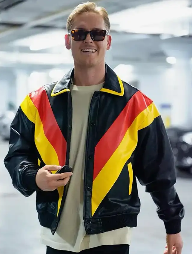 Vancouver Canucks Kevin Lankinen Leather Jacket - Image 4