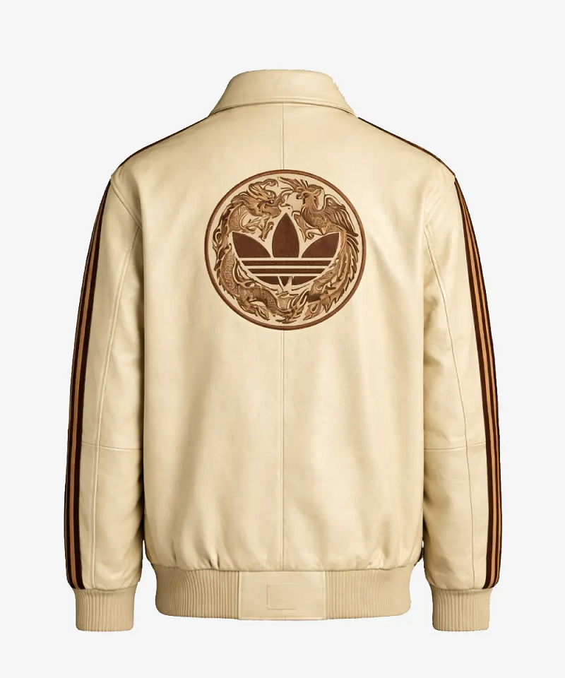 Adidas Chinese New Year Leather Jacket - Image 7