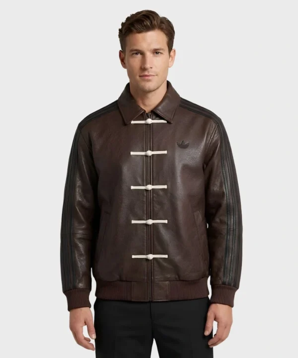 Adidas Chinese New Year Leather Jacket - Image 3
