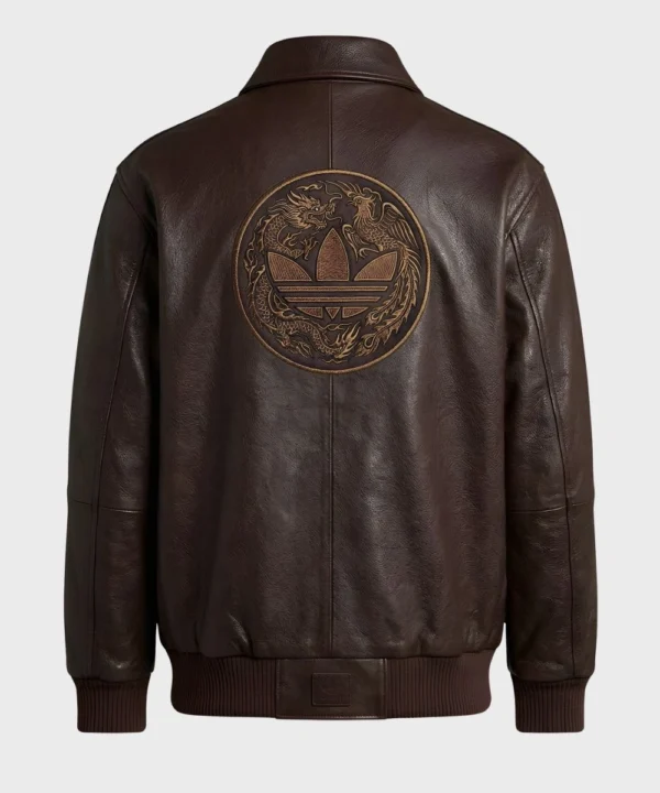 Adidas Chinese New Year Leather Jacket - Image 2