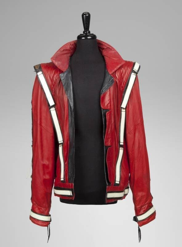 Michael Jackson Bad Tour Thriller Leather Jacket