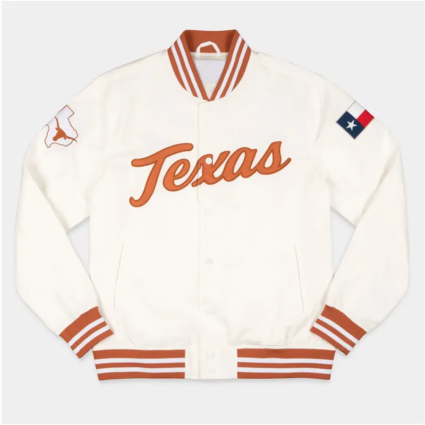 NCAA Texas Longhorns Whiteout Bomber Jacket