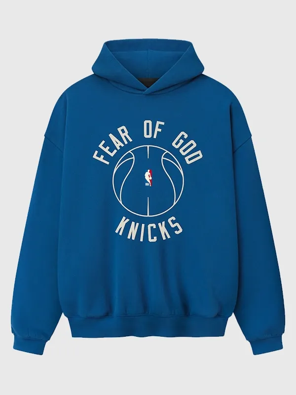 New York Knicks Fear of God x Barkley L Hendricks 90s Hoodie.