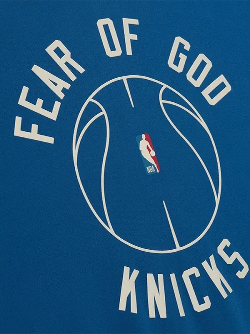 New York Knicks Fear of God x Barkley L. Hendricks 90’s Hoodie - Image 3