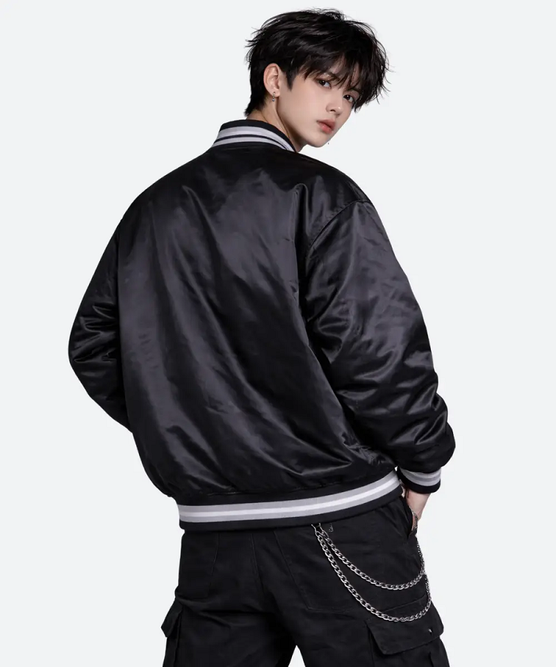 Patta X Nike Satin Bomber Jacket - Image 3