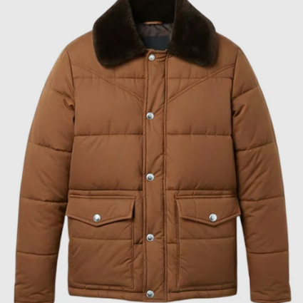 Stranger Things S05 David Harbour Puffer Jacket