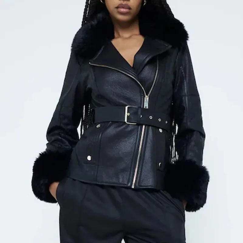 Lana Parrilla The Rainmaker TV Show Jocelyn Stone Leather Jacket - Image 2