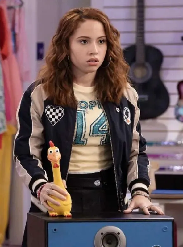 Electric Bloom Jade Castillo Bomber Black Satin Jacket