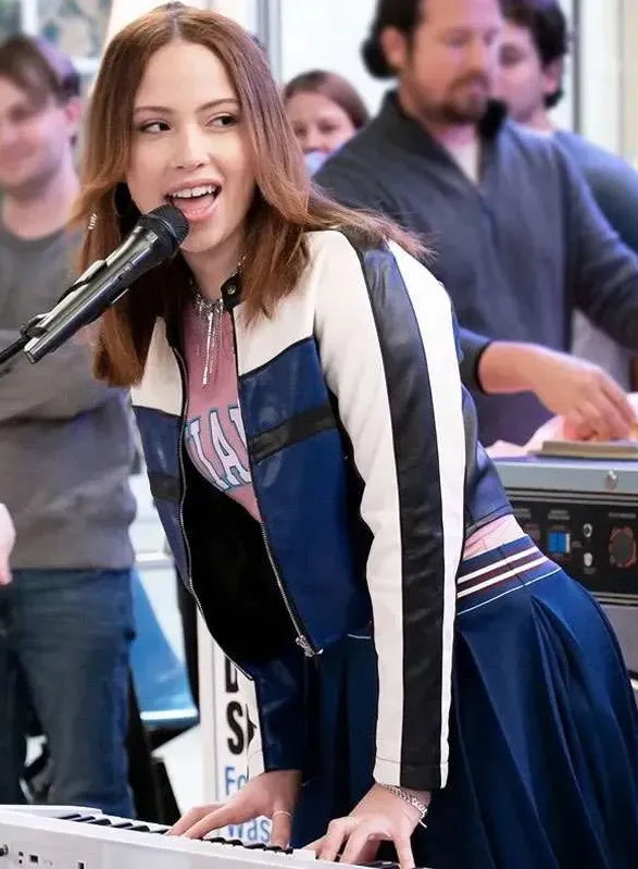 Electric Bloom Carmen B. Sanchez Striped Leather Jacket - Image 6