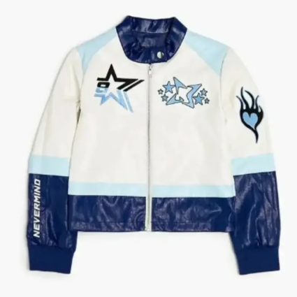 Electric Bloom Jades Castillo Leather Jacket