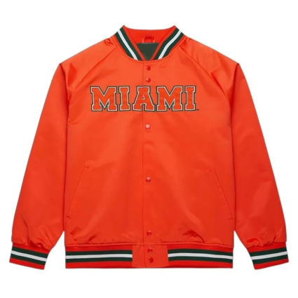 Miami Hurricane Orange Jackets