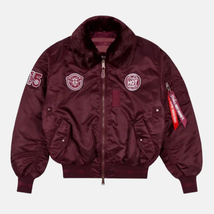 Mikes Hot Honey Alpha Industries B 15 Bomber Jacket