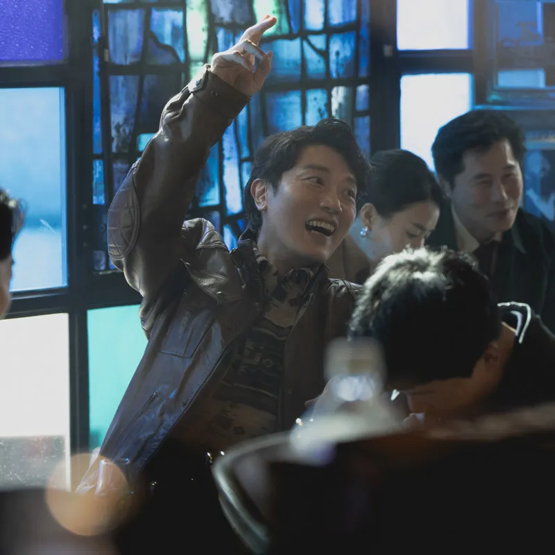 Park Hee-Soon No Other Choice Film Sun-Chul Leather Jacket - Image 3