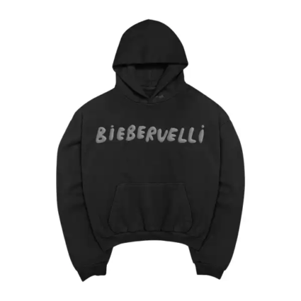 Skylrk Biebervelli Hoodie Black