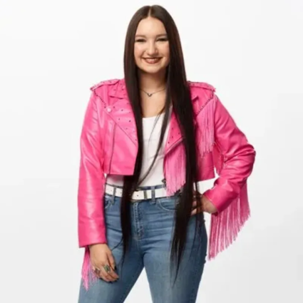 The Voice Season 27 Hailey Wright Leather Jacket
