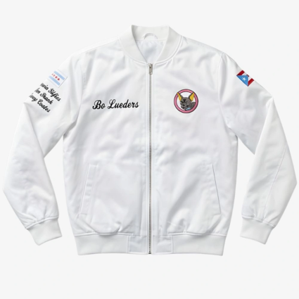 WrestleMania 42 CM Punk White Bomber Jacket