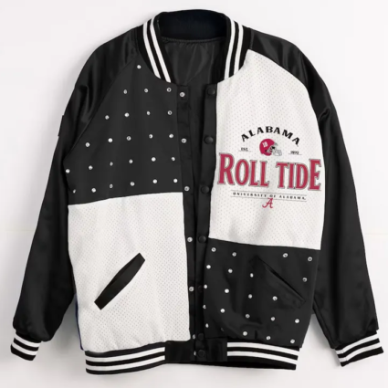 Alabama Crimson Tide Inner Drive Rhinestone Varsity Jacket