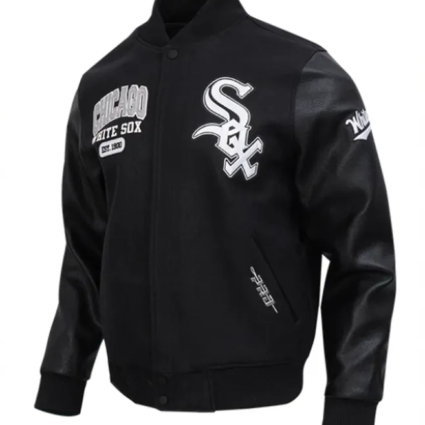 Chicago White Sox City Arch Black Varsity Jacket