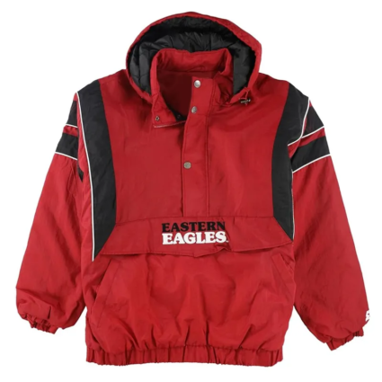 Eastern Eagles Red Pullover Hooded Jacket