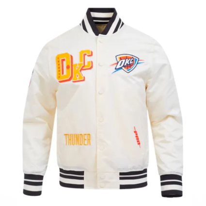 Eggshells Black NBA Oklahoma City Thunder Best of Rib Jacket