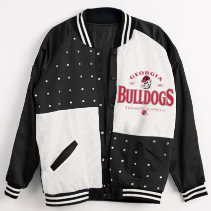 Georgia Bulldogs Inner Drive Rhinestone Varsity Jacket