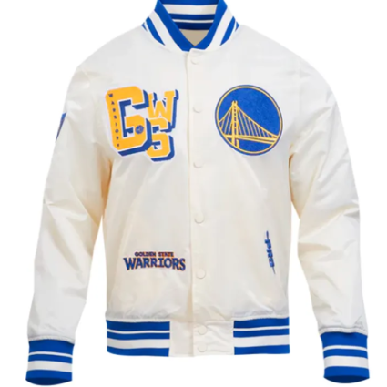 Golden State Warriors Best of Rib Satin Jacket