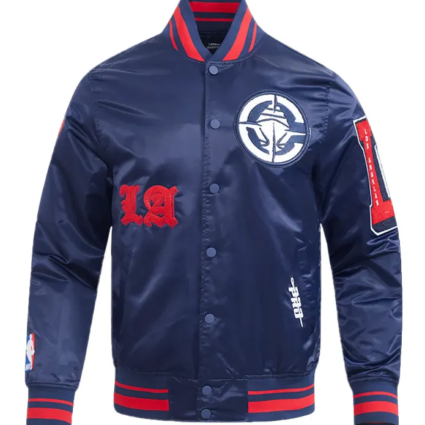 Los Angeles Clippers Classic Old English Rib Jacket