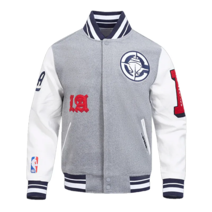 Los Angeless Clippers Classic Old English Varsity Jacket