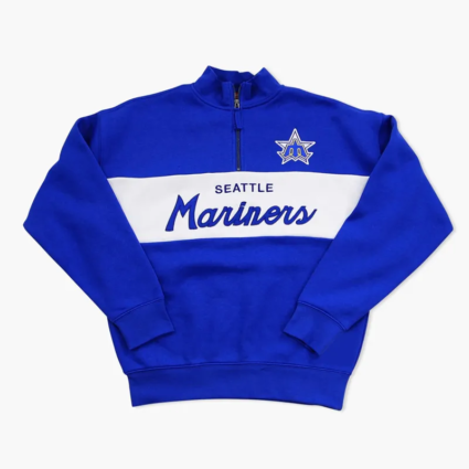 MLB Royal Blue Seattle Mariners Head Coach Jacket