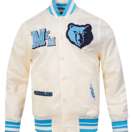 Memphis Grizzlies Best of Rib Satin Jacket