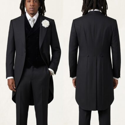 Met Gala Jay-Z Classic Black Tailcoat
