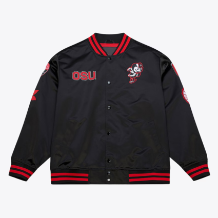 NCAA Black Ohio State Buckeyes Double Clutch Jacket