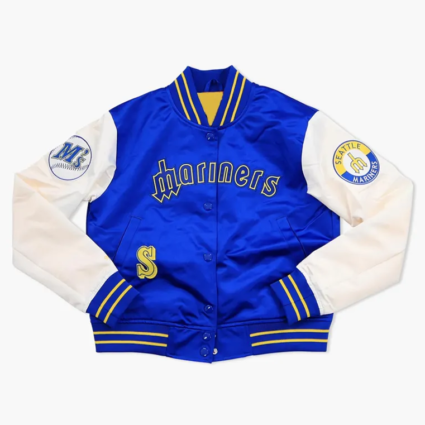 Seattle Mariners Double Clutch Satin Jacket