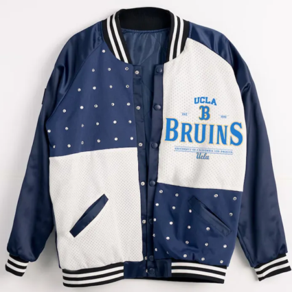 UCLA Bruins Inner Drive Varsity Rhinestone Navy Jacket