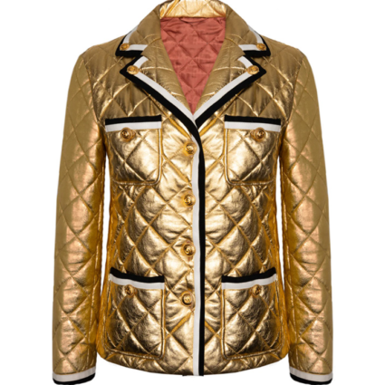 Dorinda Medley The Traitors Golden Jacket