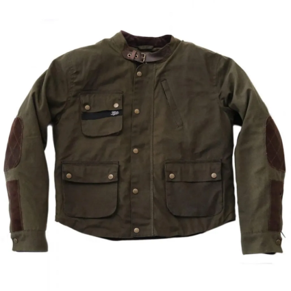 Fuel Division 2 Motorcycle Cotton Green Jacket