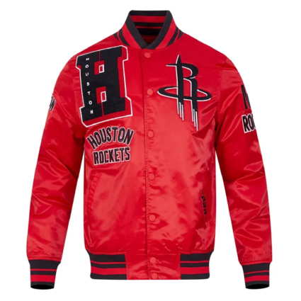 Houston Rockets Mashup Red Jacket
