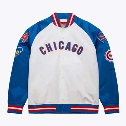 MLB Chicago Cubs Blue and White Lightweight Jacket