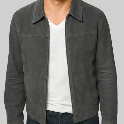 Mercy Chris Pratt Grey Suede Leather Jacket