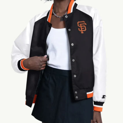 San Francisco Giants Blitz Black and white Jacket