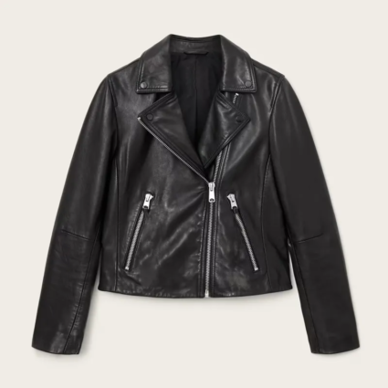 Emma Laird Mint Season 1 Shannon Leather Jacket