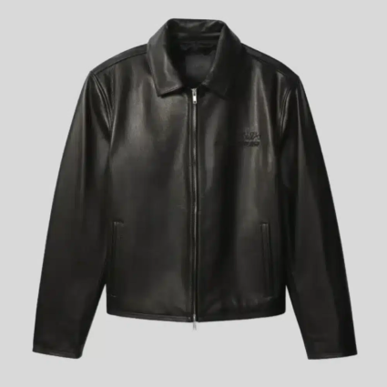Jungkook Calvin Klein Leather Jacket