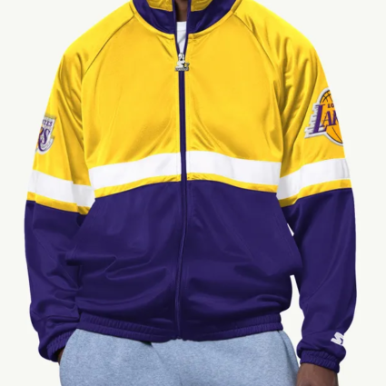 LA Lakers Veteran Purple and Gold Track Jacket