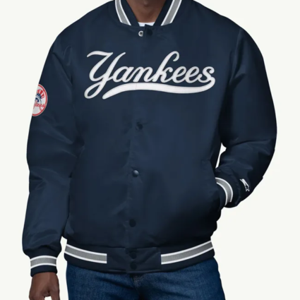 New York Yankees Varsity Satin Jacket