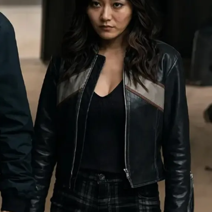 The Boys S05 Kimiko Miyashiro Biker Leather Jackets