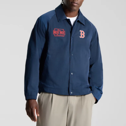 Bostons Red Sox Coaches True Navy Jacket